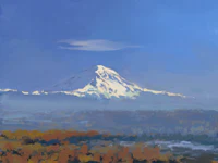 Painting of Mount Rainier